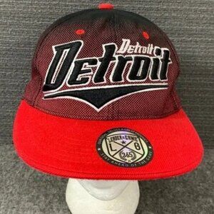 Detroit Tigers Leader of the Game Snapback Hat Mens Adjustable Red Black Cap